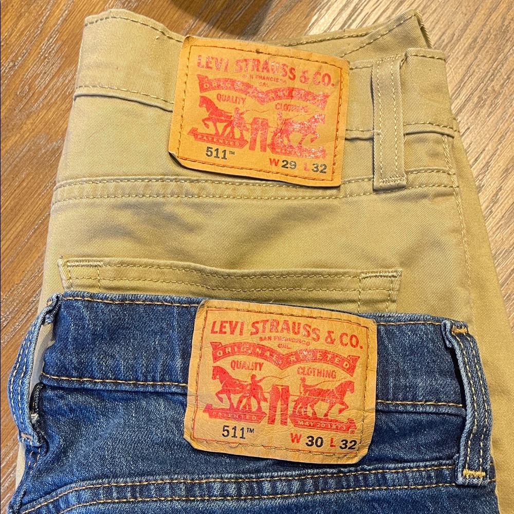 Bundle of 2/LEVI STRAUSS & CO. 511 denim